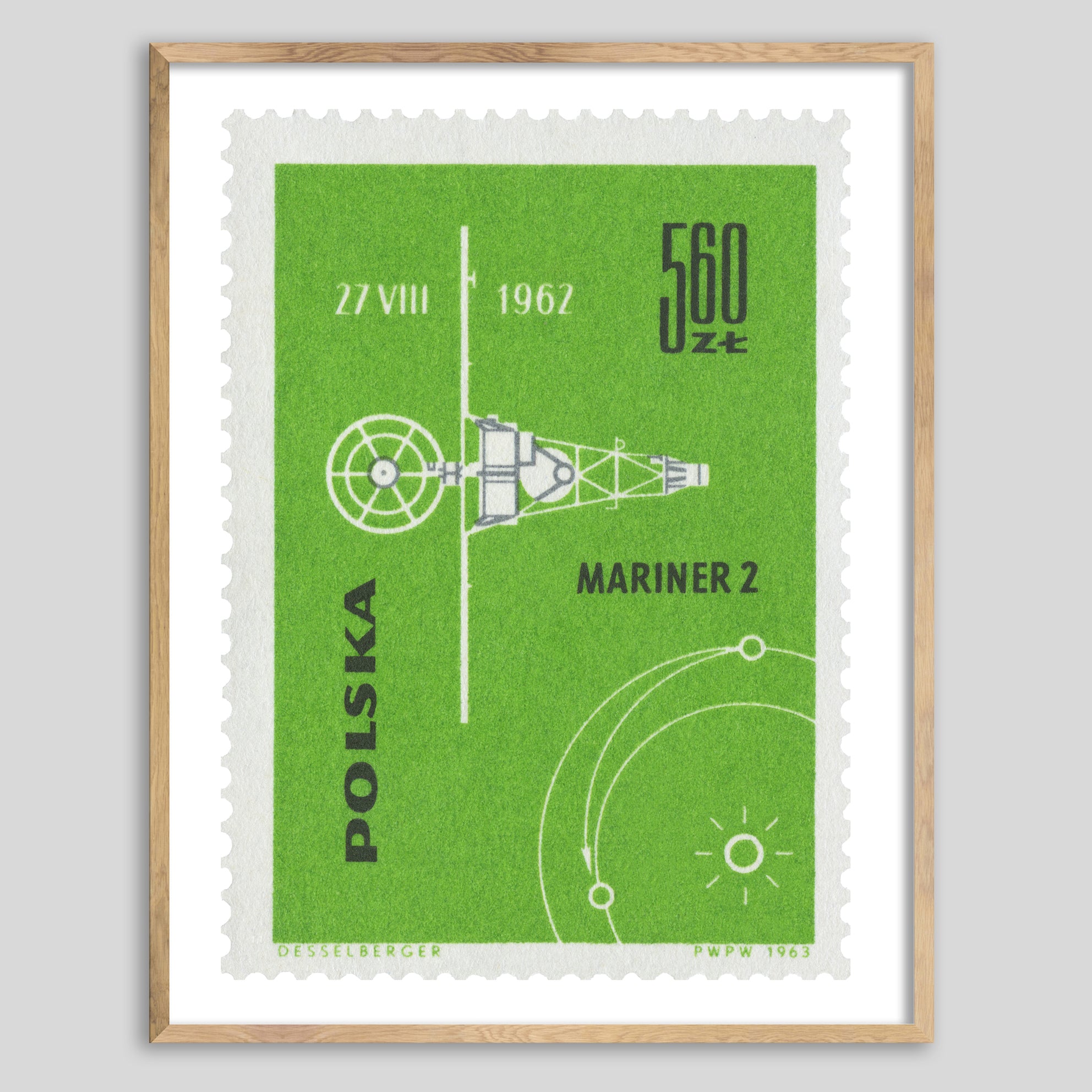 Poland Mariner 2 Framed Print