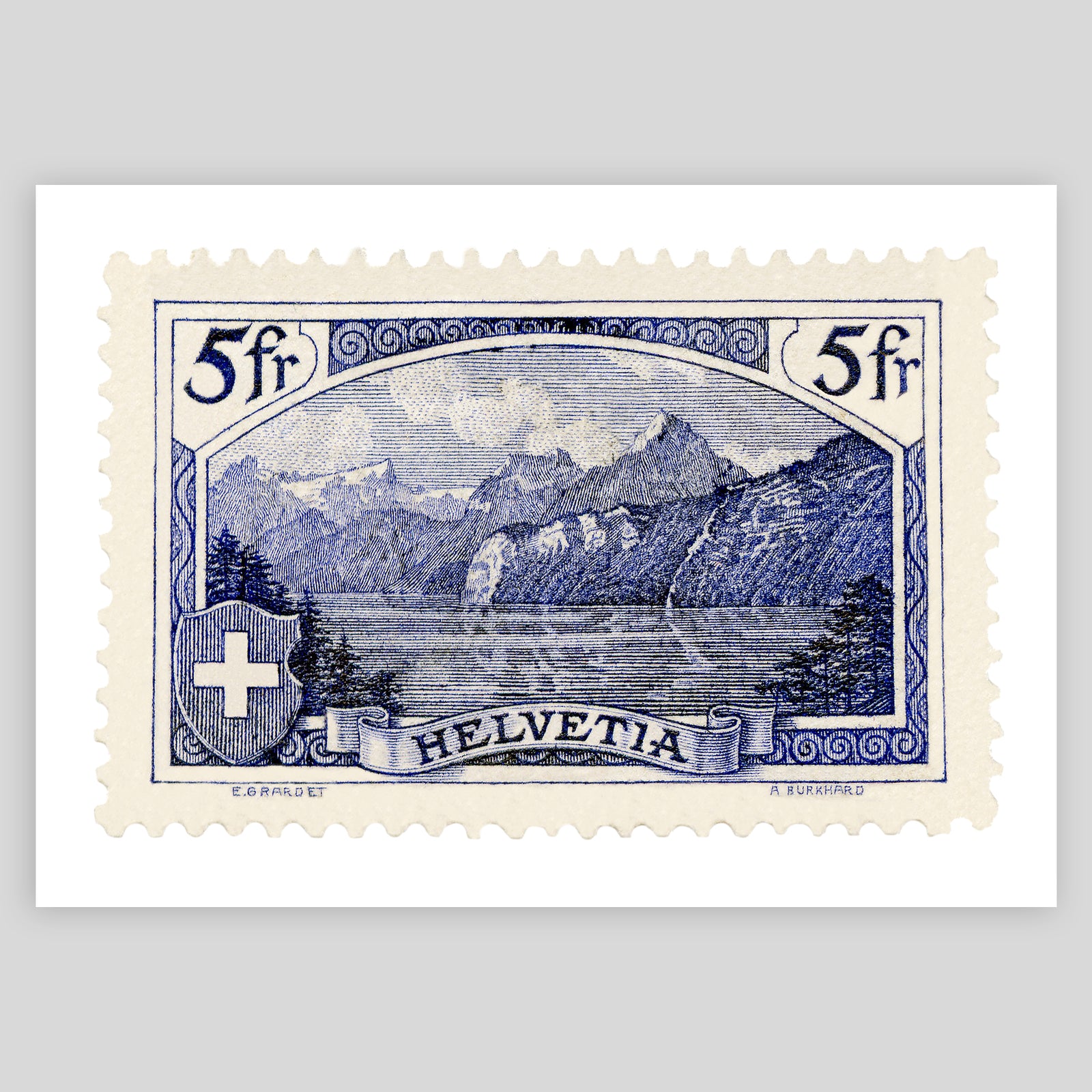 Switzerland Mountain Lake Fine Art Print