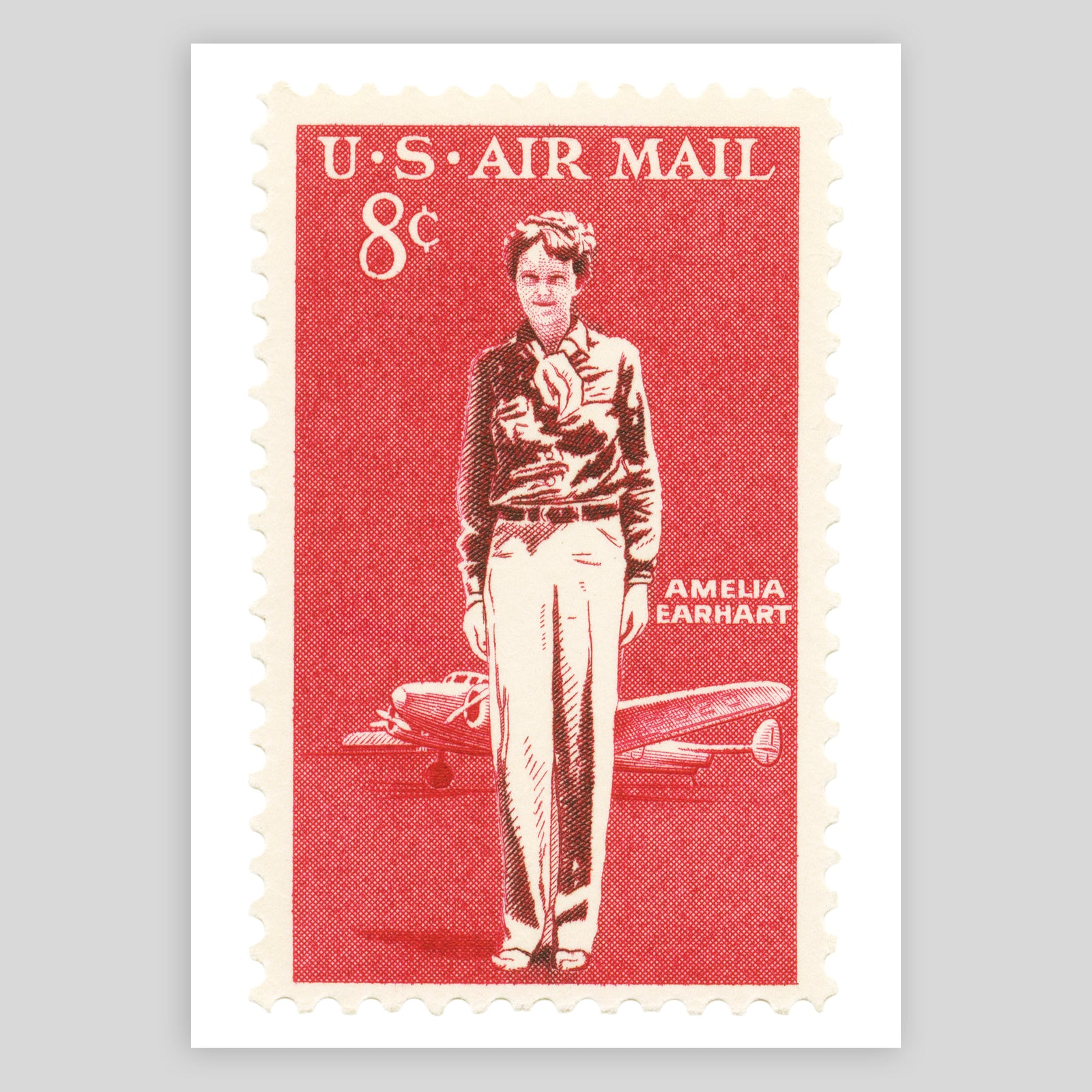 USA Amelia Earhart  Fine Art Print