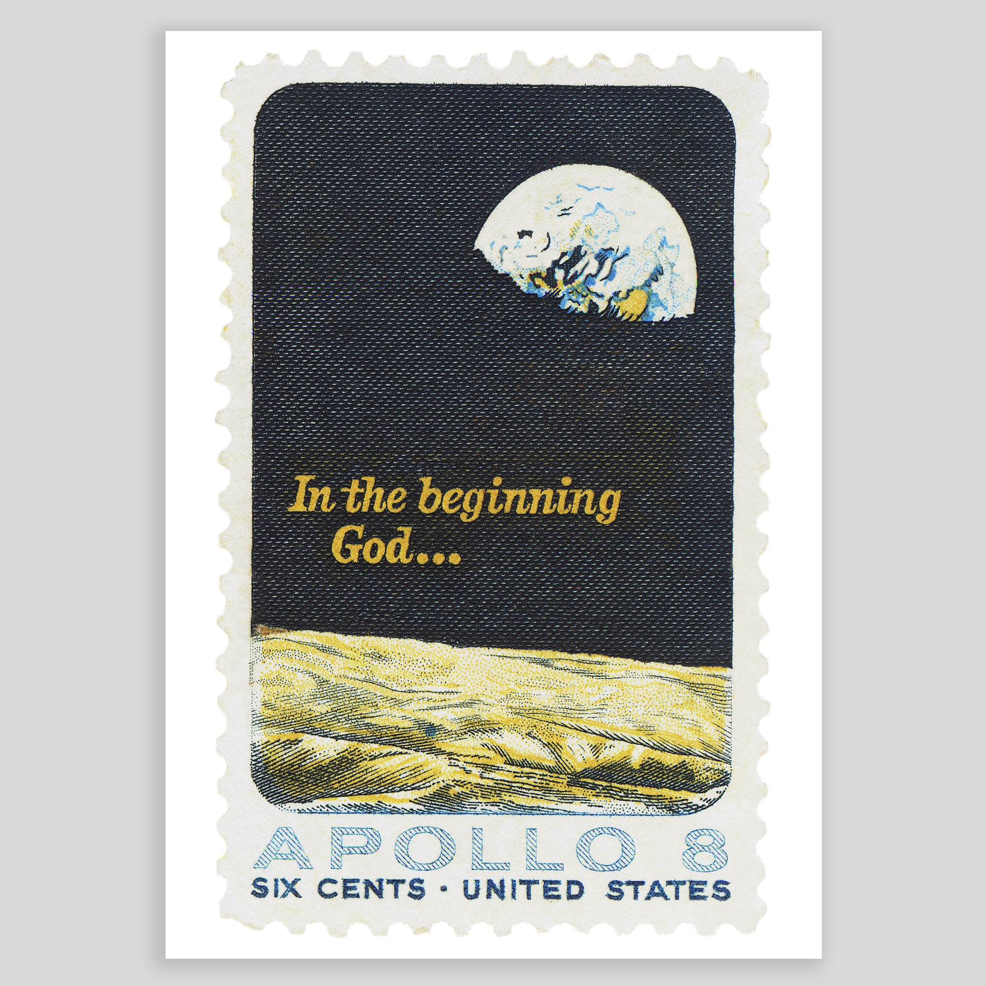 USA Apollo 8 Earthrise Fine Art Print
