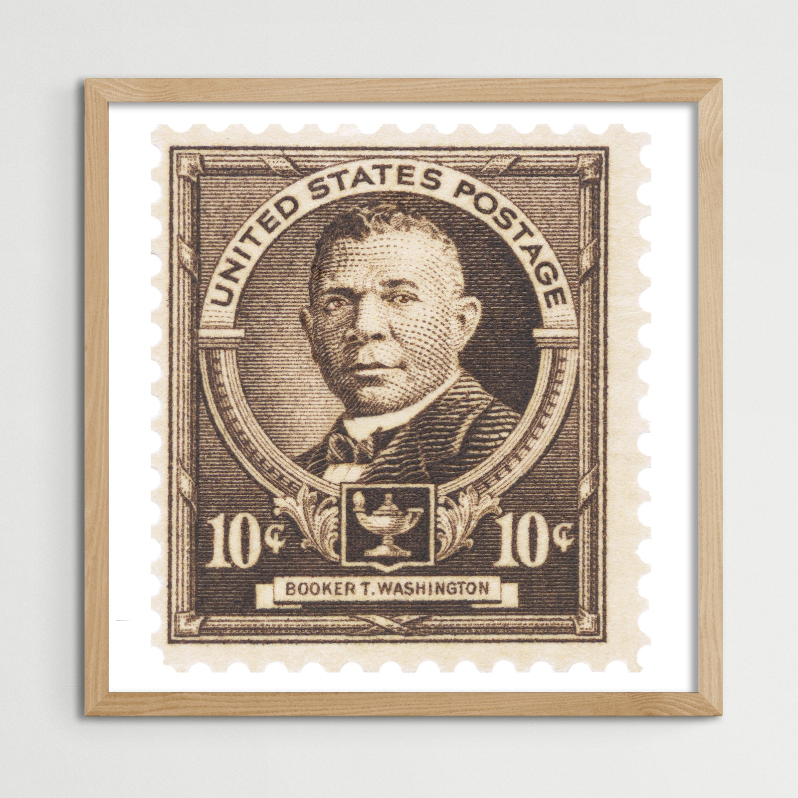 USA Booker T Washington Framed Print