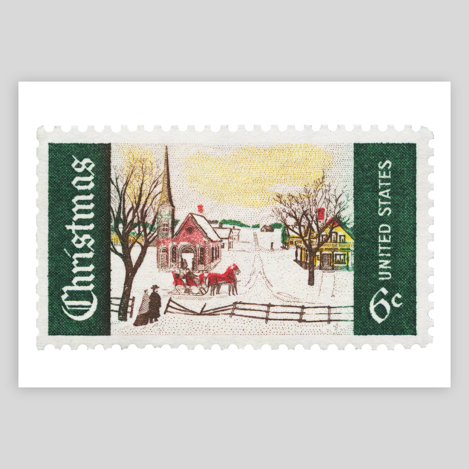 USA Christmas 1969 Fine Art Print