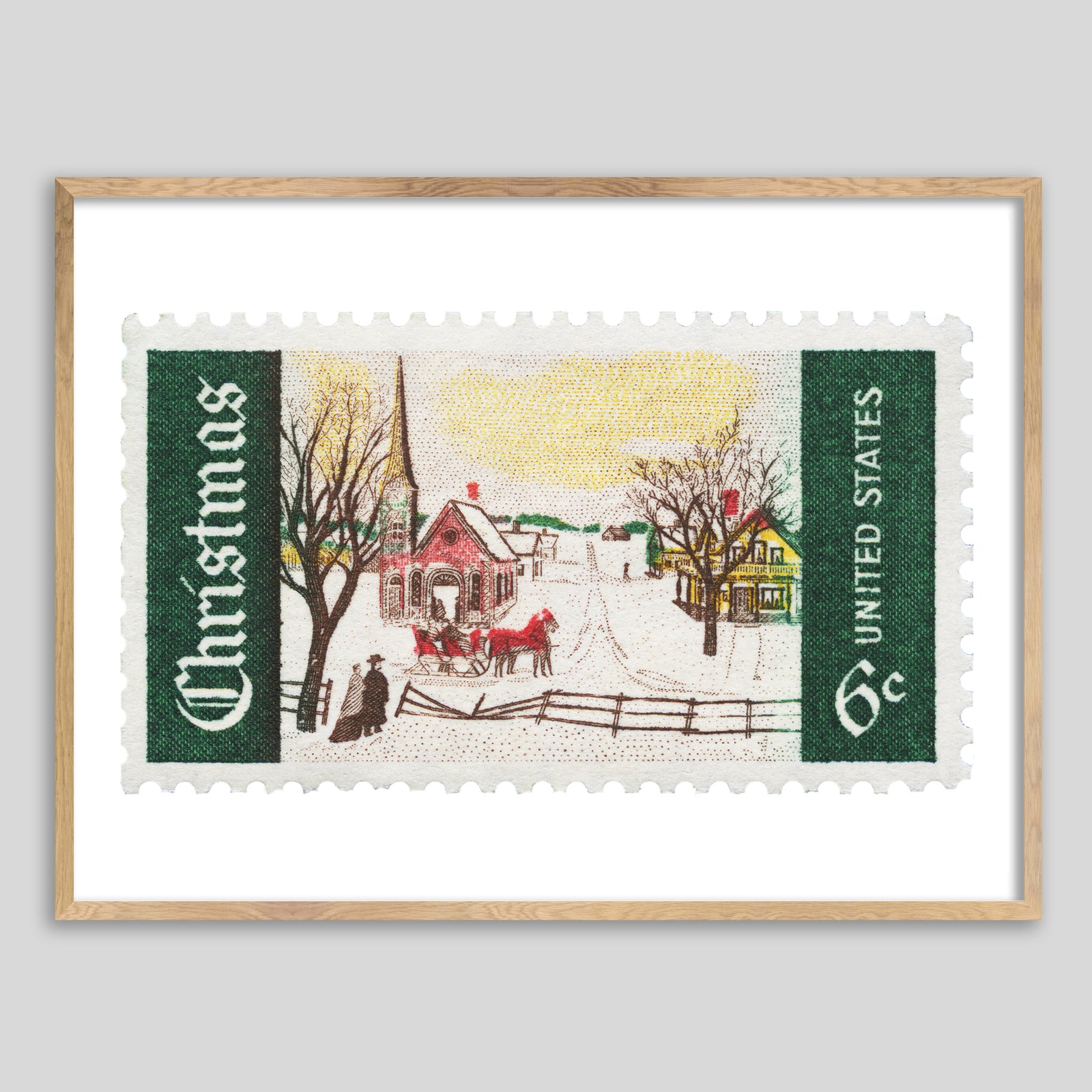 USA Christmas 1969 Framed Print