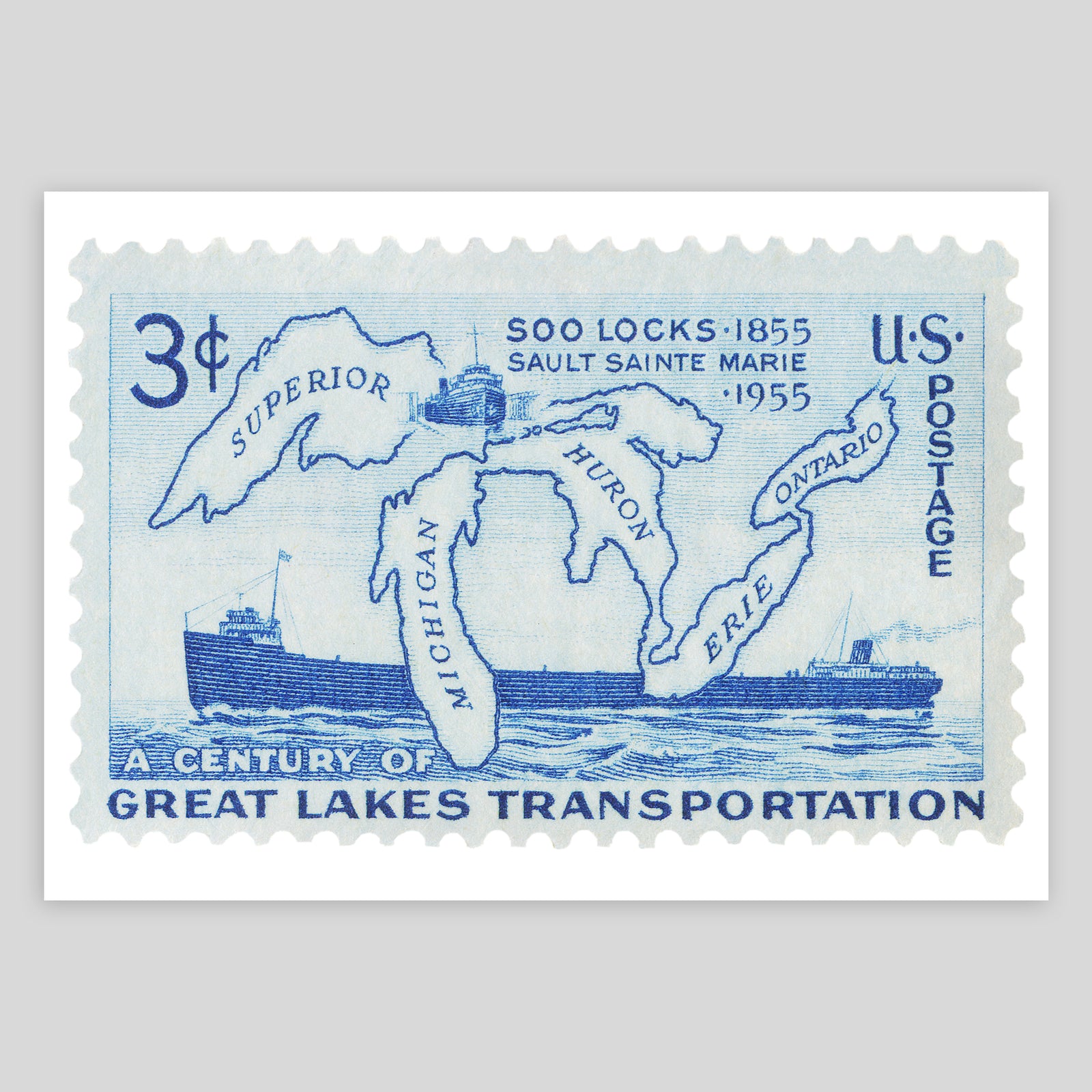 USA Great Lakes Transport Fine Art Print