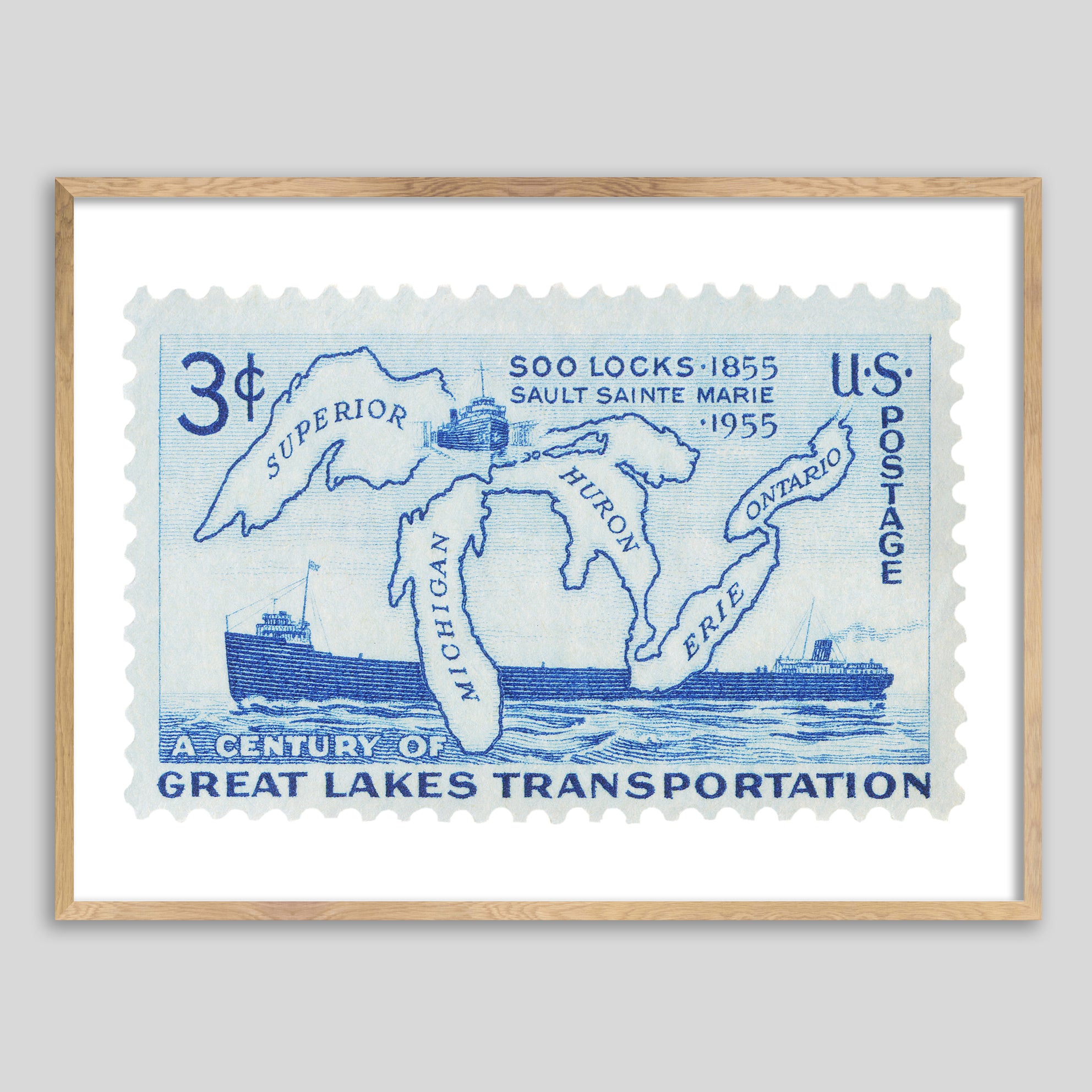 USA Great Lakes Transport Framed Print