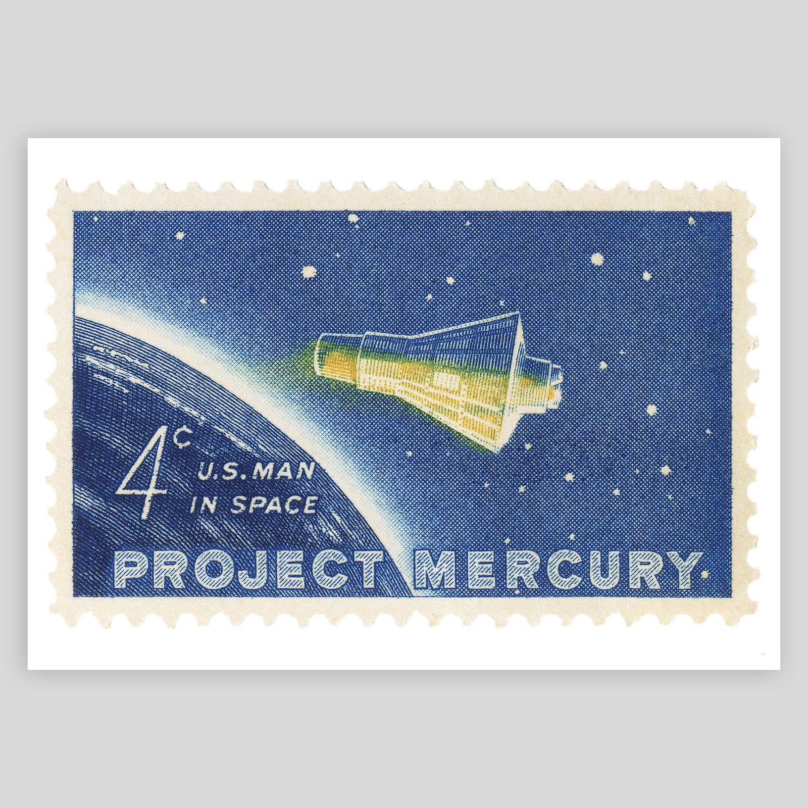 USA Project Mercury Fine Art Print