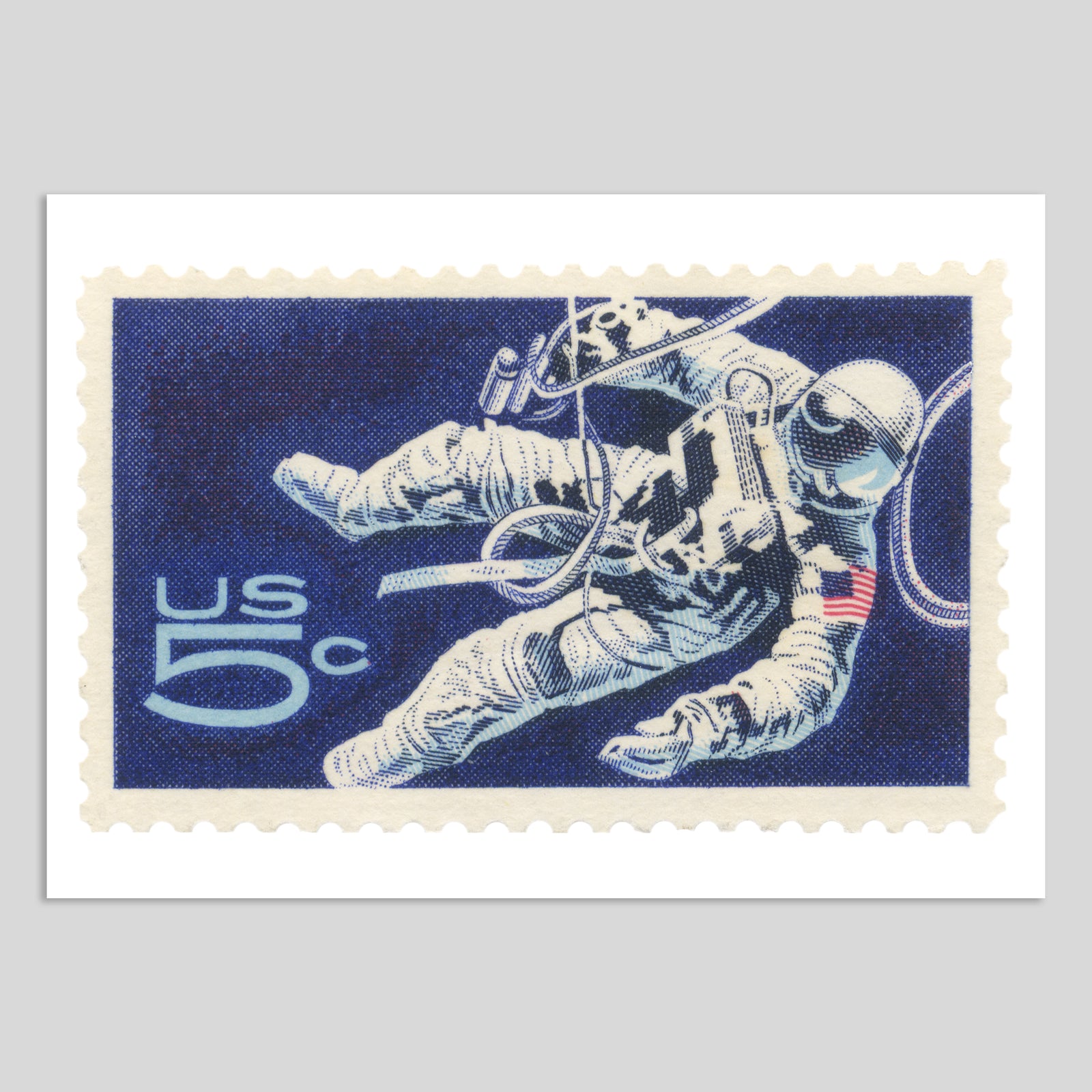 USA Space Walk Fine Art Print