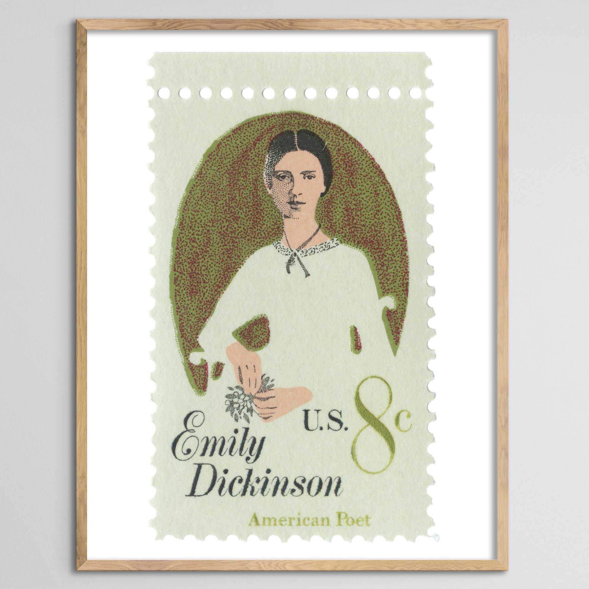 USA Emily Dickinson Framed Print