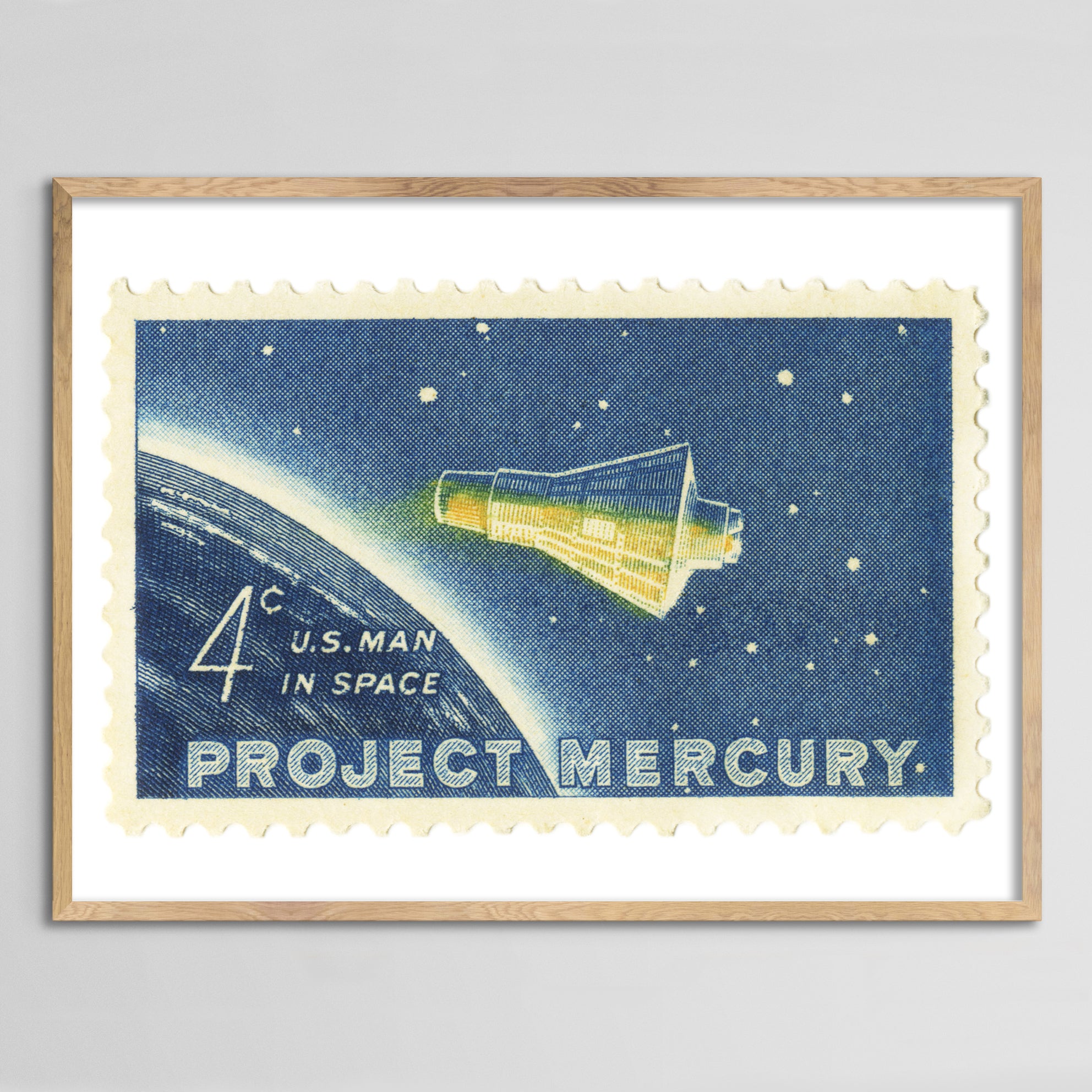 USA Project Mercury Framed Print