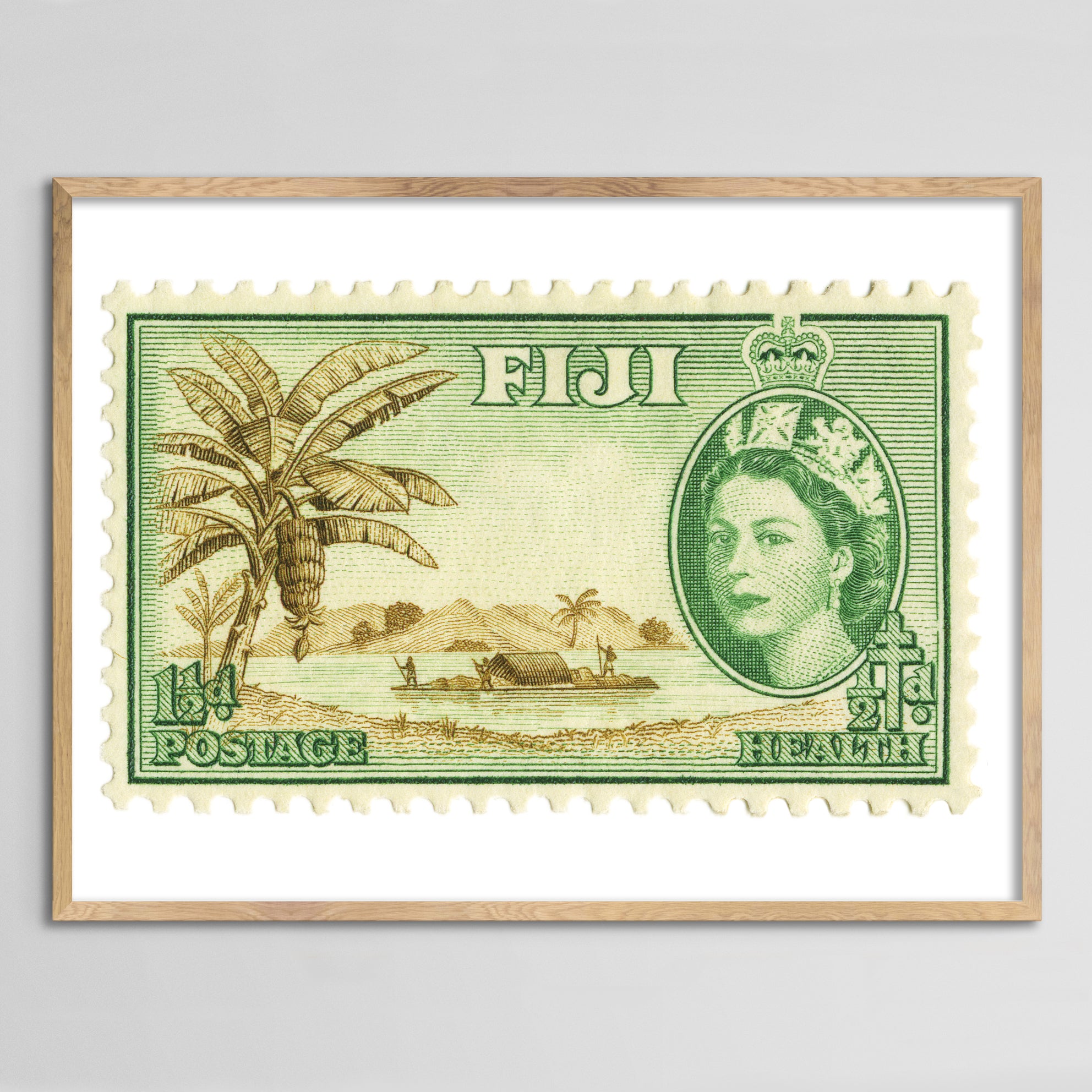 Fiji Raft Framed Print