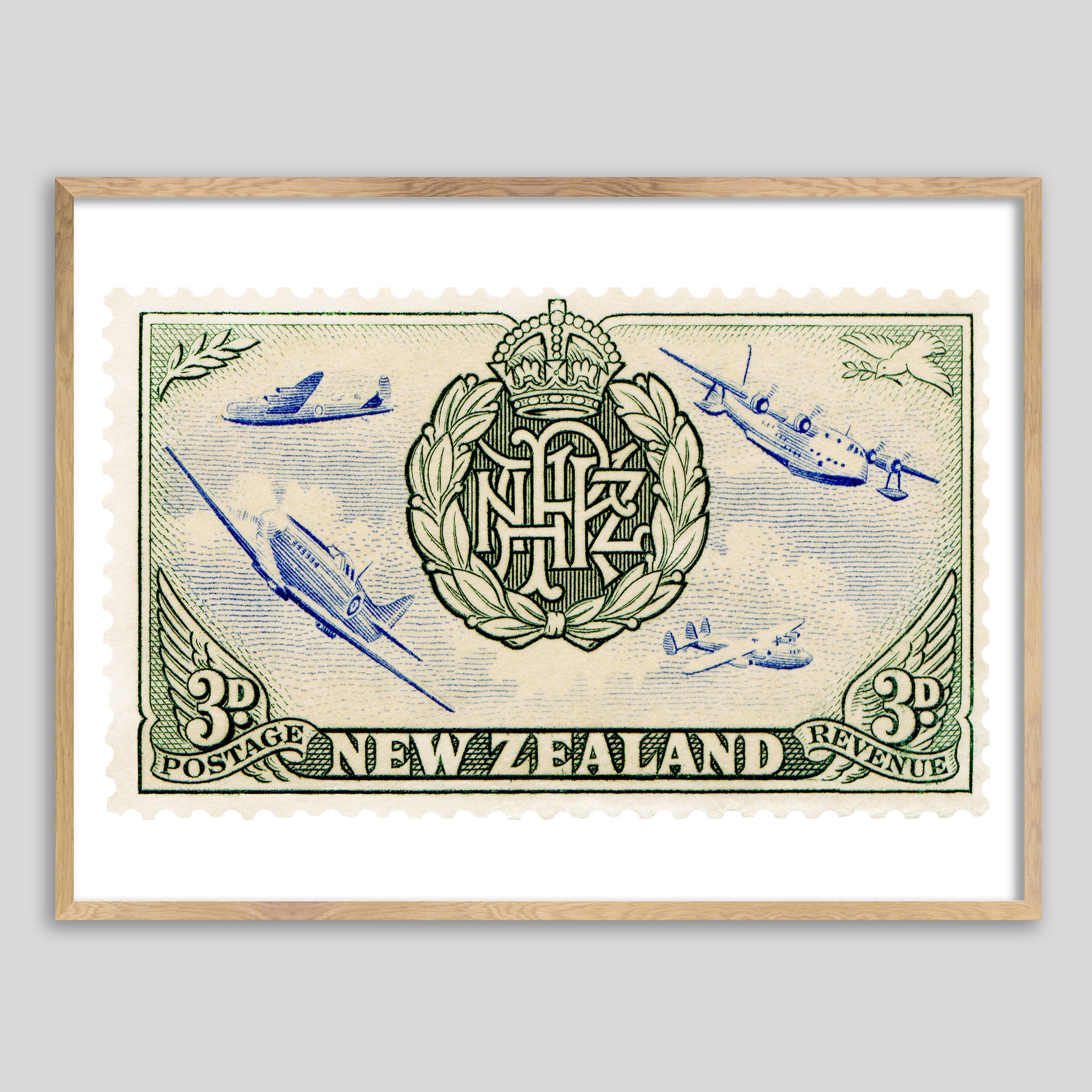 New Zealand Aviation Framed Print