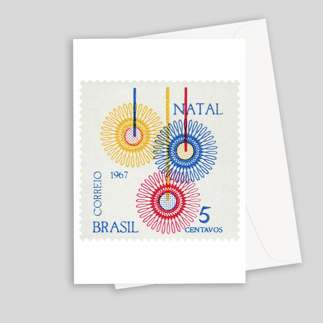 Brazil Natal 1967 Greeting Card