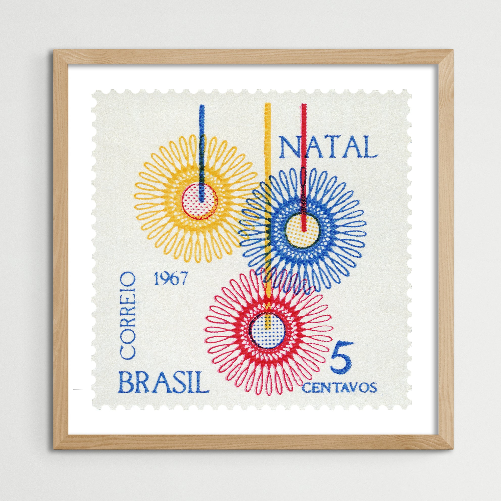 Brazil Natal 1967 Framed Print