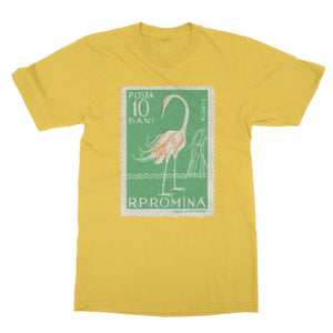 Romania Egret Softstyle T-Shirt