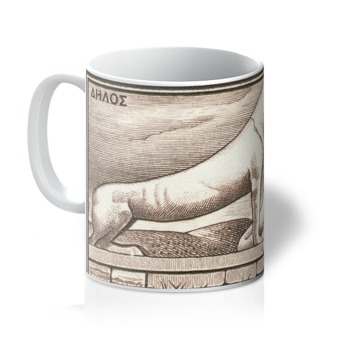 Greece Delos Ruins Mug