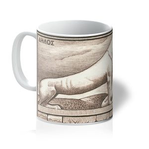 Greece Delos Ruins Mug