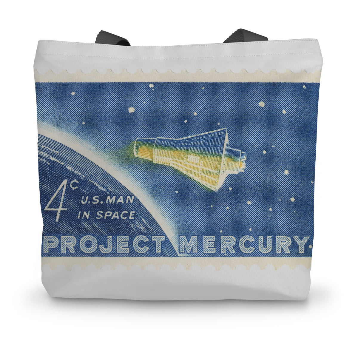 USA Project Mercury Canvas Tote Bag