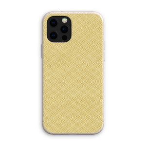 Yellow Diamond Pattern Eco Phone Case