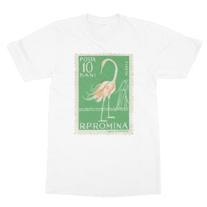 Romania Egret Softstyle T-Shirt