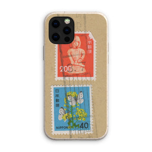 Japan Buddha and Butterflies Eco Phone Case