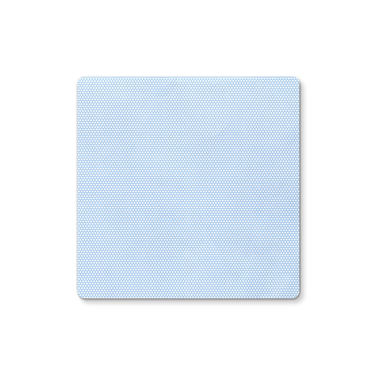 Blue Hexagon Pattern Coaster