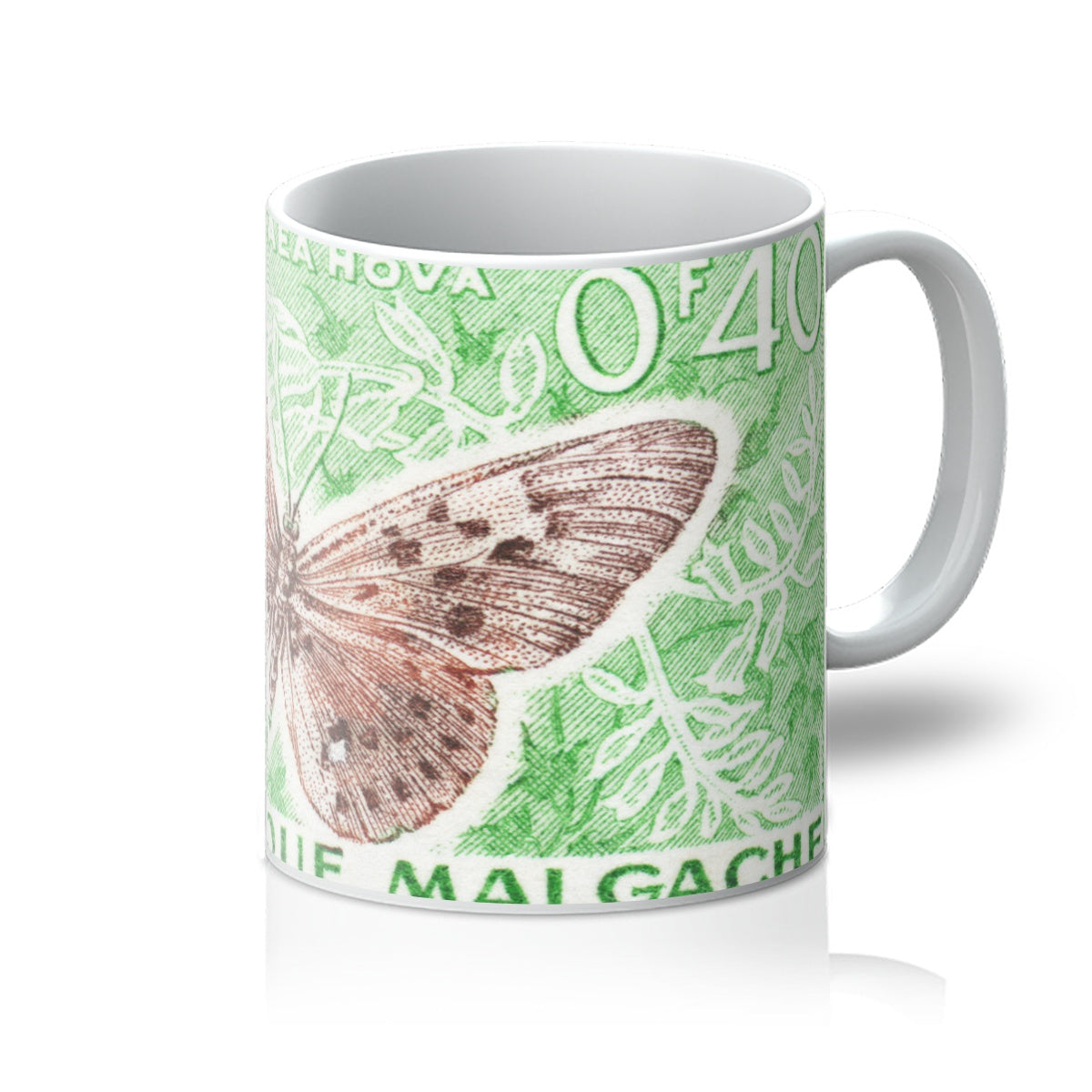 Malagache Acraea Nova Butterfly Mug