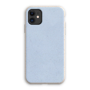 Blue Hexagon Pattern Eco Phone Case