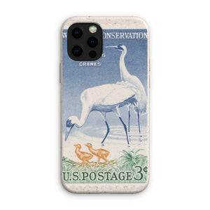 USA Whooping Cranes Eco Phone Case