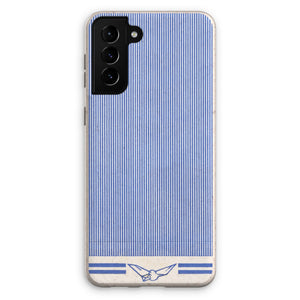 Blue Line with Dove Pattern Eco Phone Case