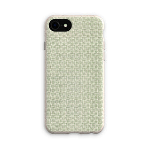 Wavy Green Box Pattern Eco Phone Case