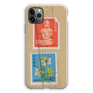 Japan Buddha and Butterflies Eco Phone Case