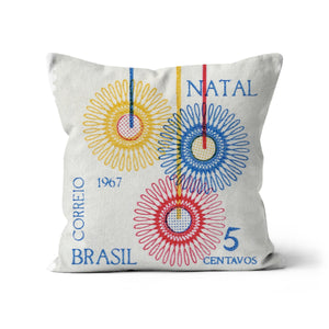 Brazil Natal 1967 Cushion