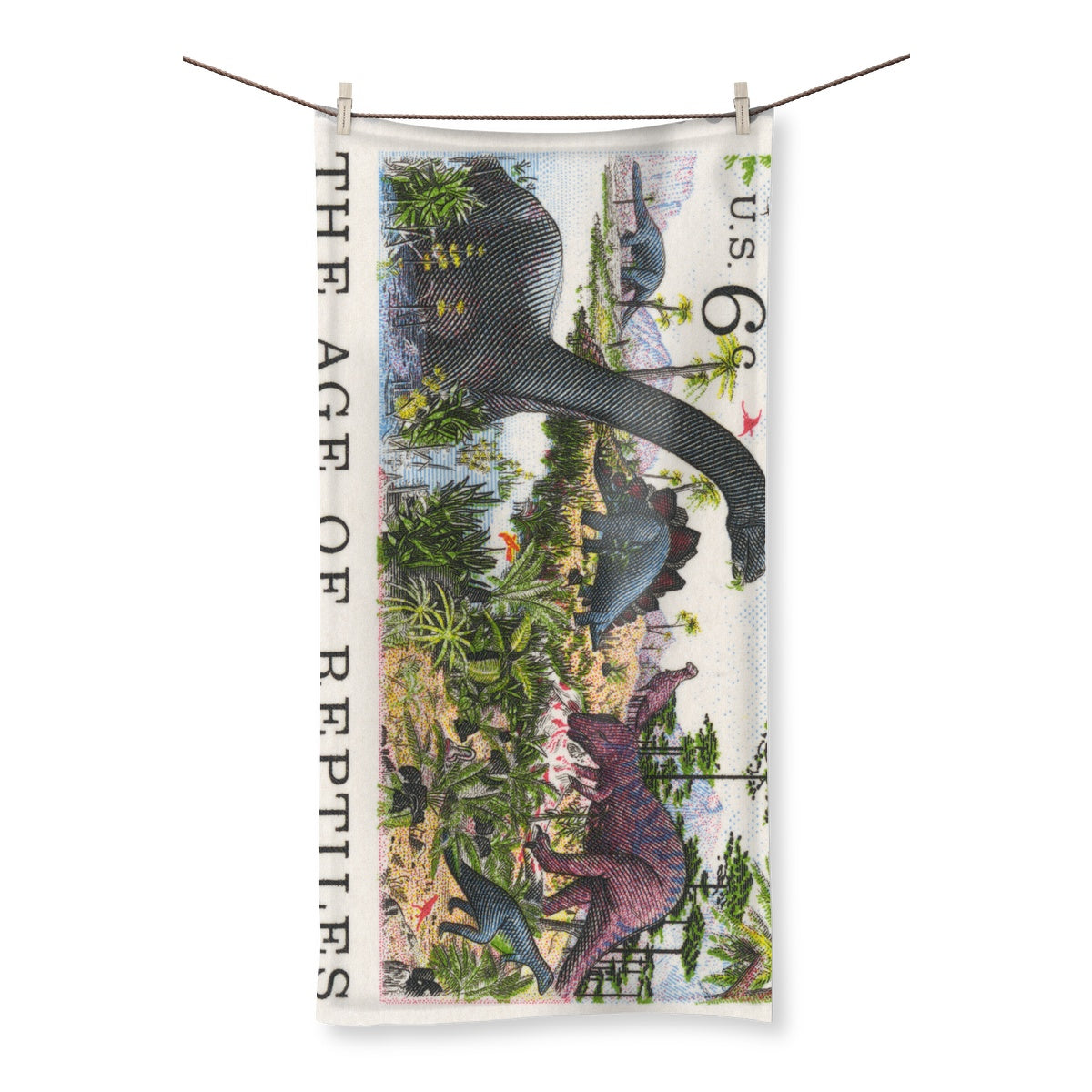 USA The Age of Reptiles Towel